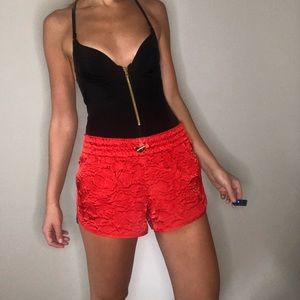 Adidas Red Running Shorts